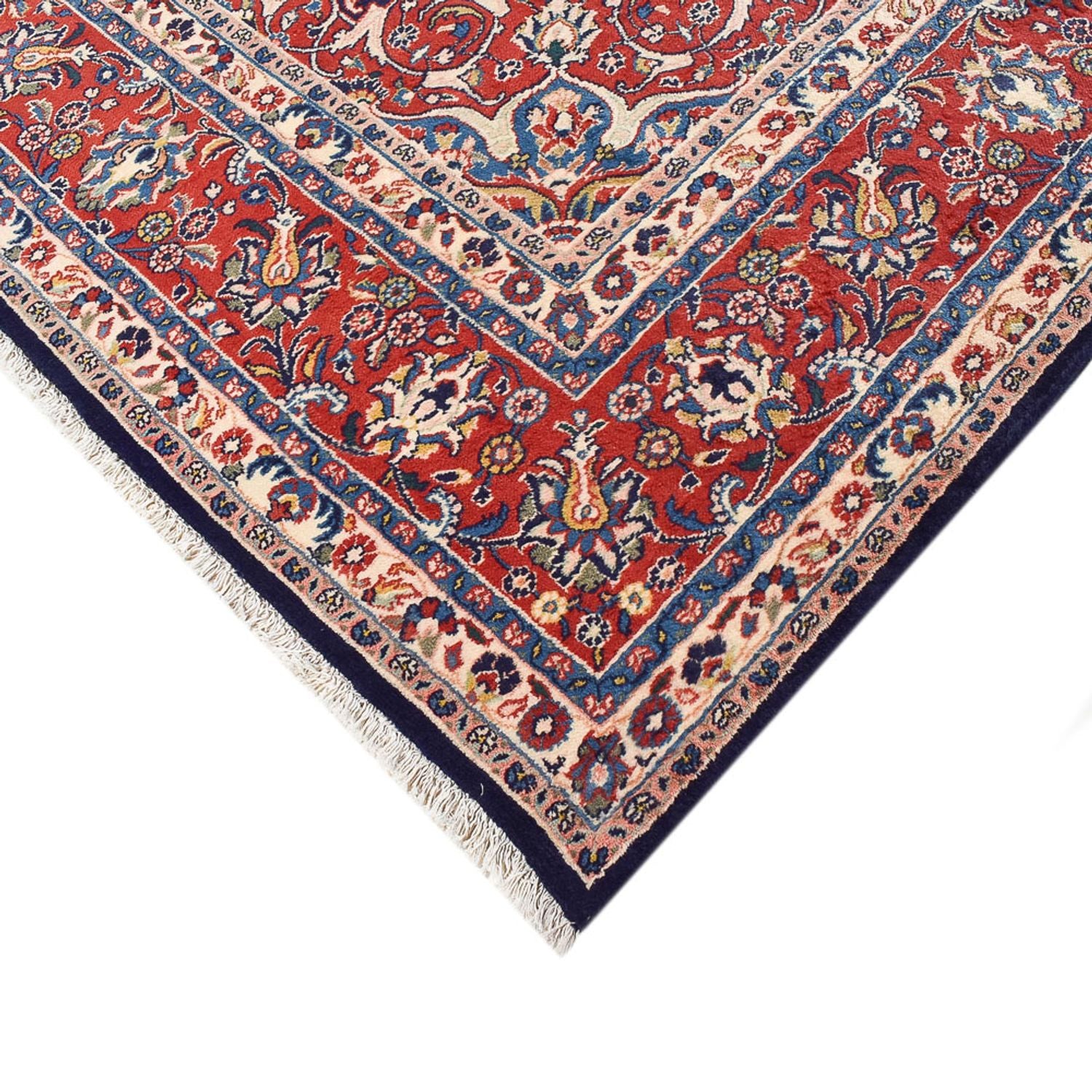 Tapis persan - Classique - 410 x 305 cm - bleu foncé