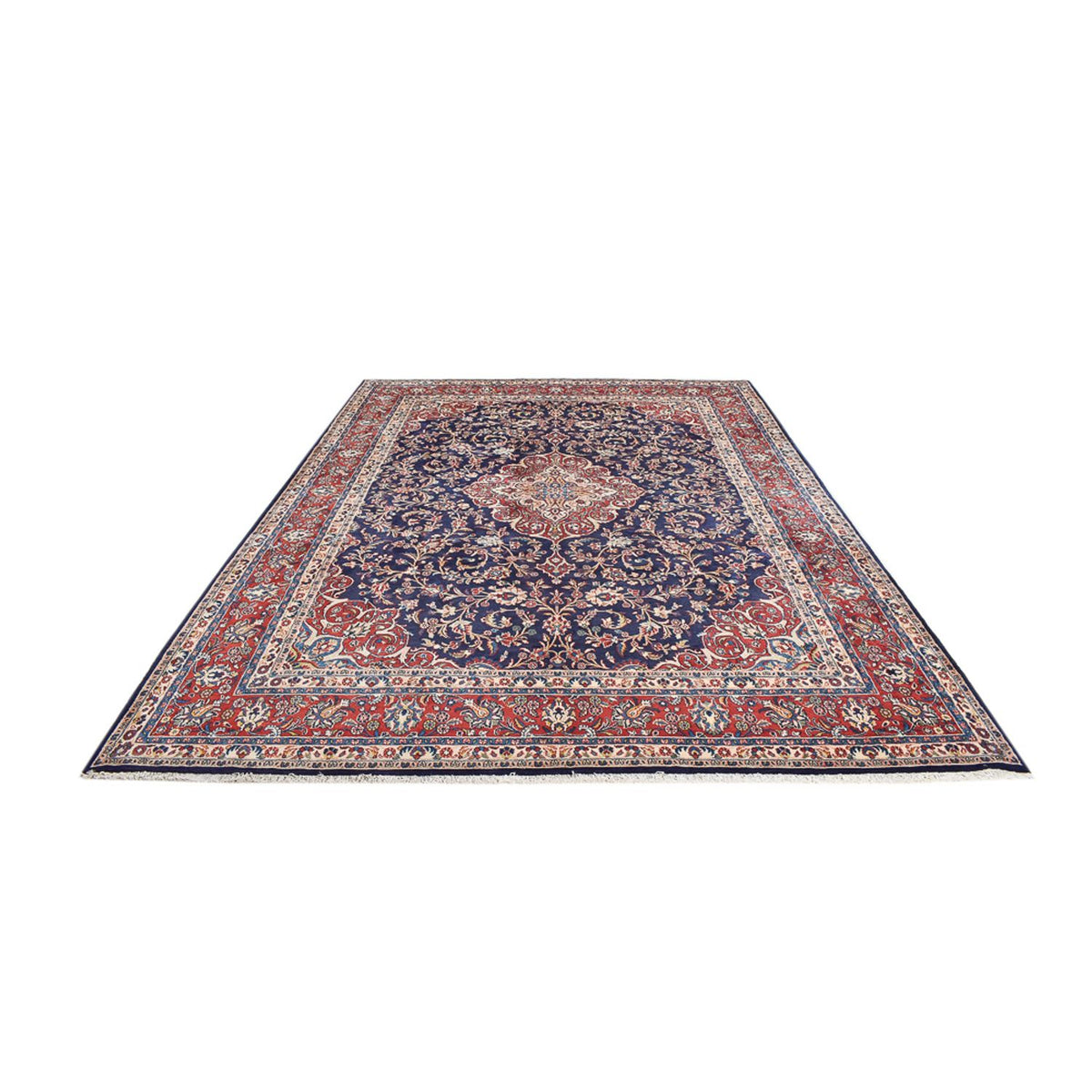 Tapis persan - Classique - 410 x 305 cm - bleu foncé