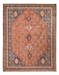 Tapis Gabbeh - Persan Kashkuli - 380 x 294 cm - rouille