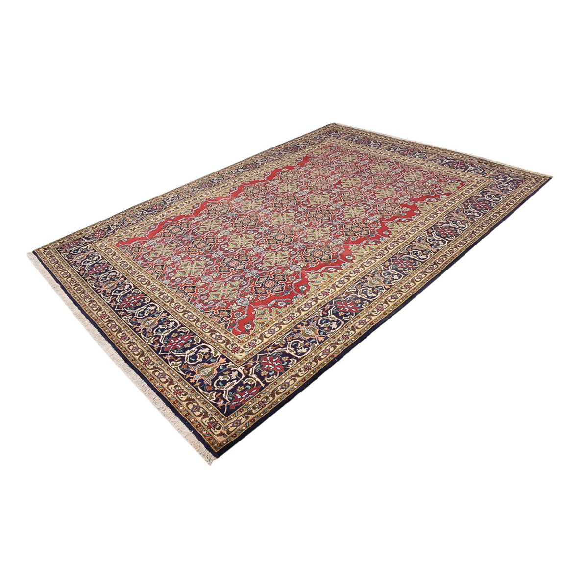 Tapis persan - Tabriz - Royal - 351 x 248 cm - rouge clair