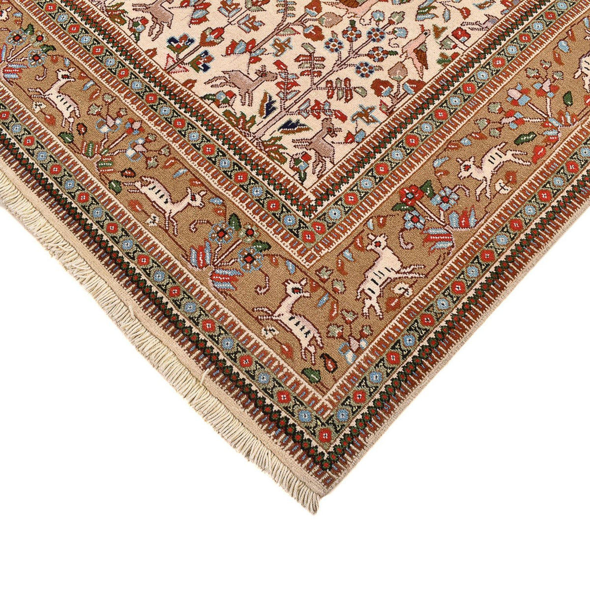 Tapis persan - Classique carré  - 200 x 200 cm - crème