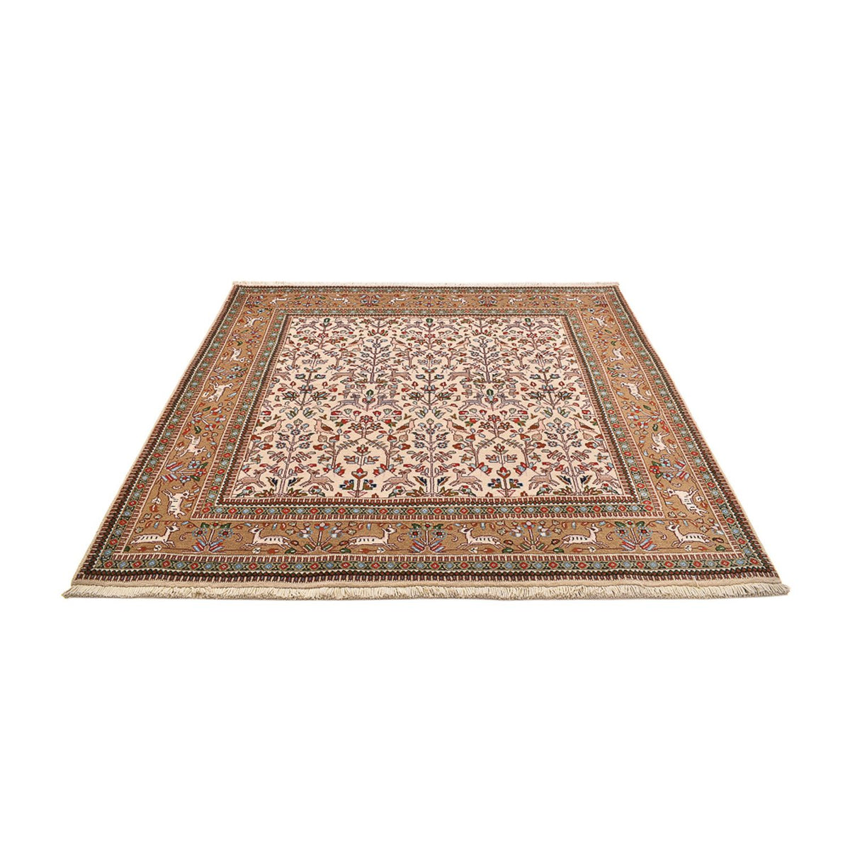 Tapis persan - Classique carré  - 200 x 200 cm - crème