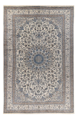 Tapis persan - Nain - Royal - 626 x 400 cm - gris