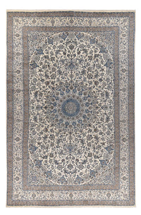 Tapis persan - Nain - Royal - 626 x 400 cm - gris