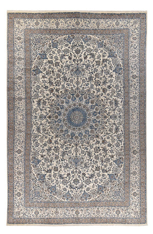 Tapis persan - Nain - Royal - 626 x 400 cm - gris
