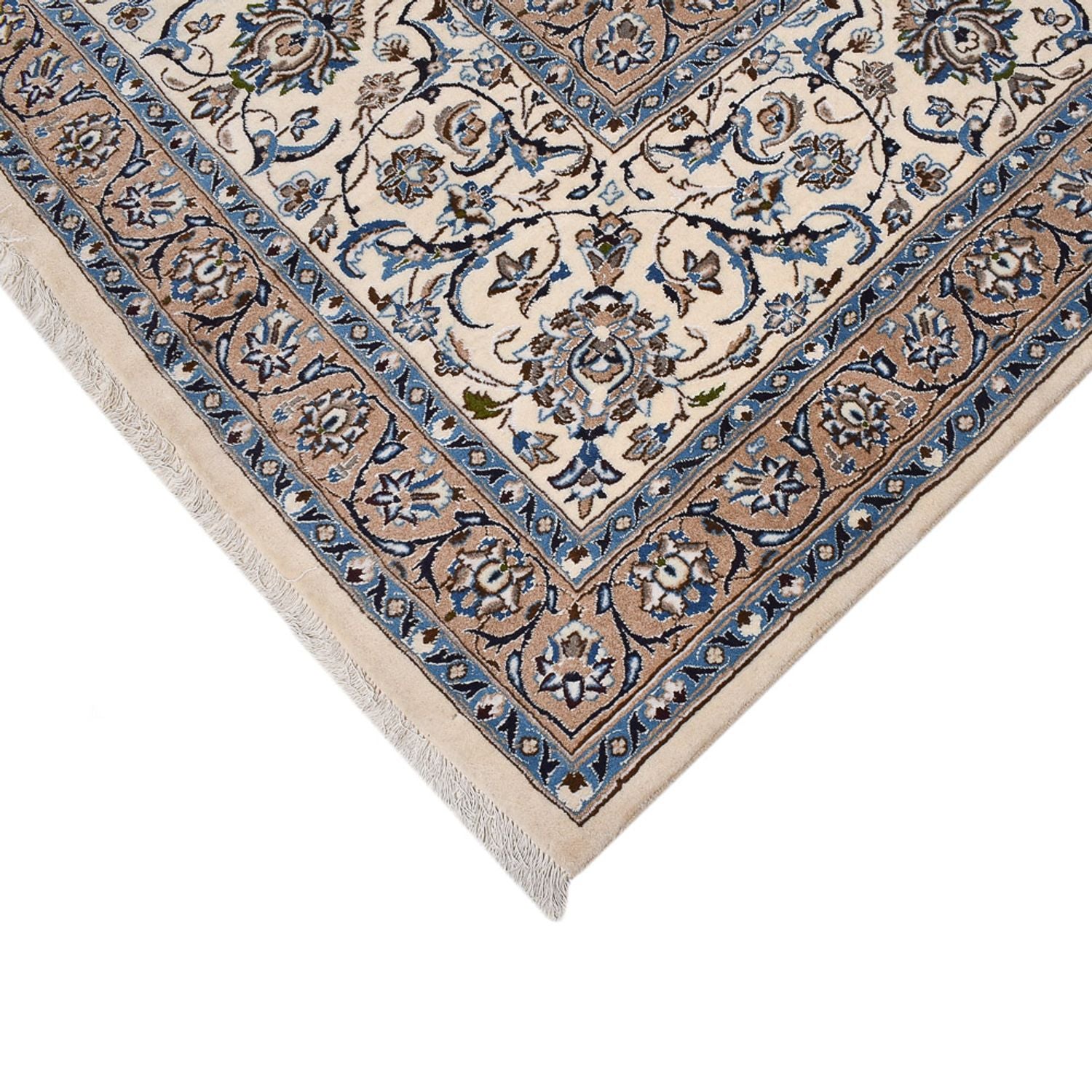Tapis persan - Nain - Royal - 626 x 400 cm - gris
