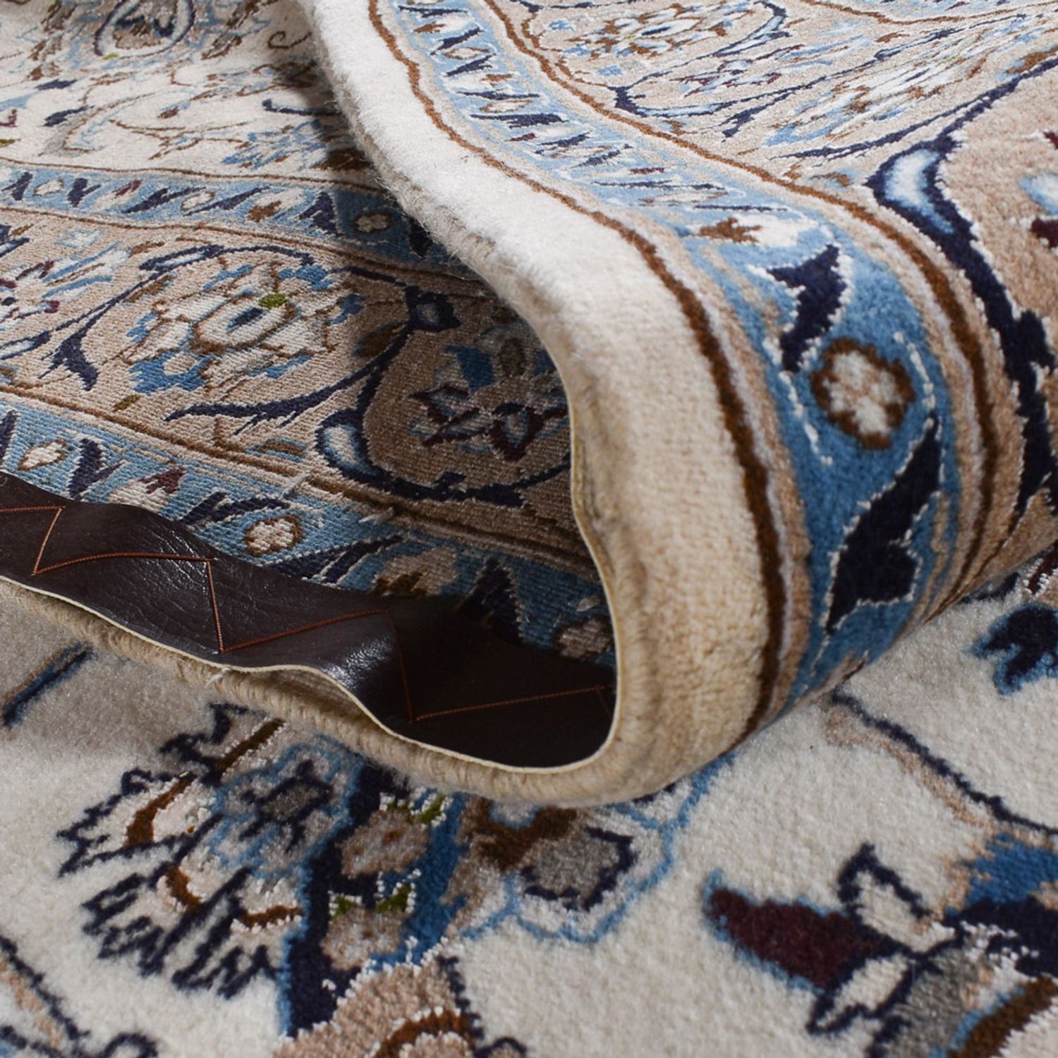 Tapis persan - Nain - Royal - 626 x 400 cm - gris