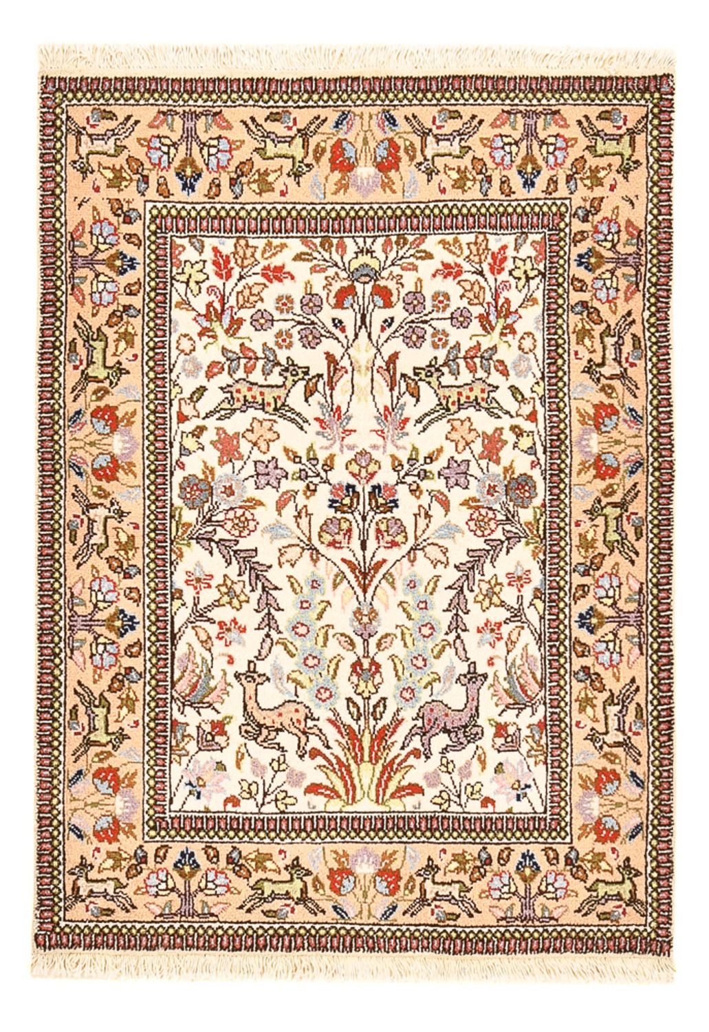 Tapis persan - Classique - 150 x 100 cm - beige clair
