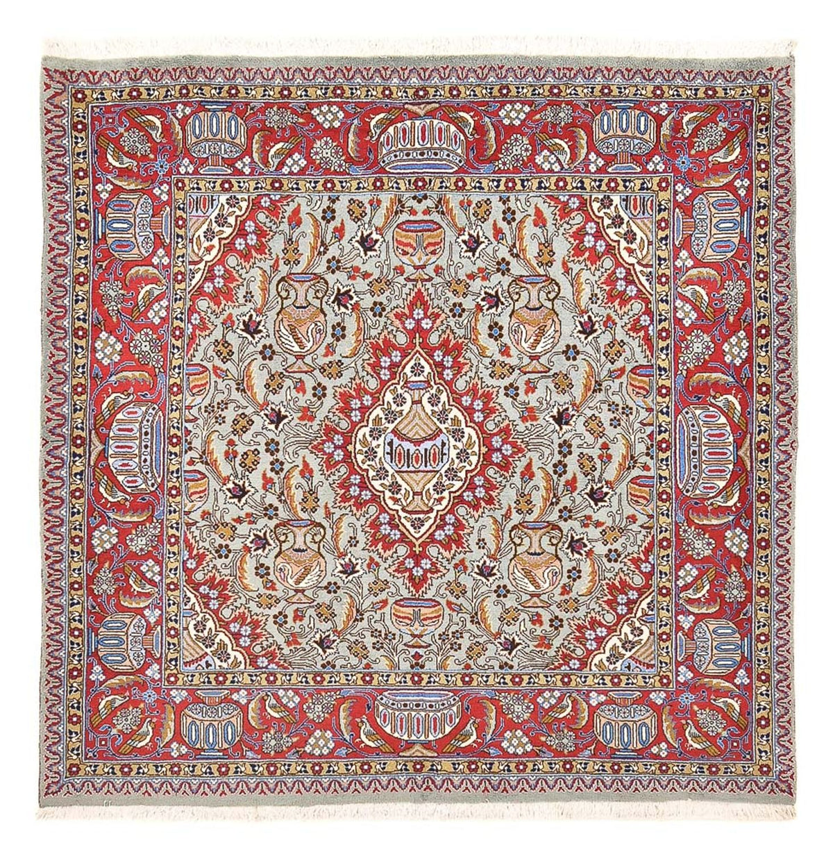 Tapis persan - Classique carré  - 200 x 195 cm - sable