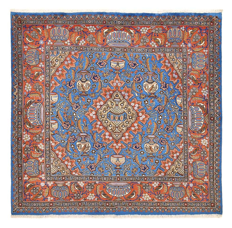Tapis persan - Classique carré  - 198 x 198 cm - bleu