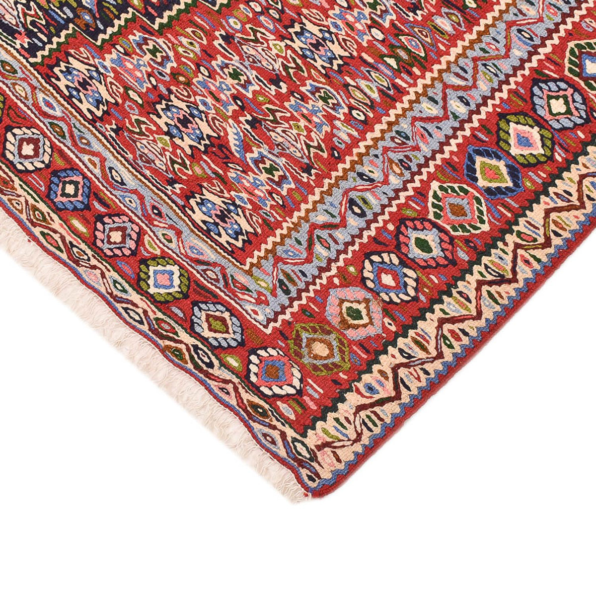 Tapis Kelim - Oriental - 237 x 144 cm - terracotta