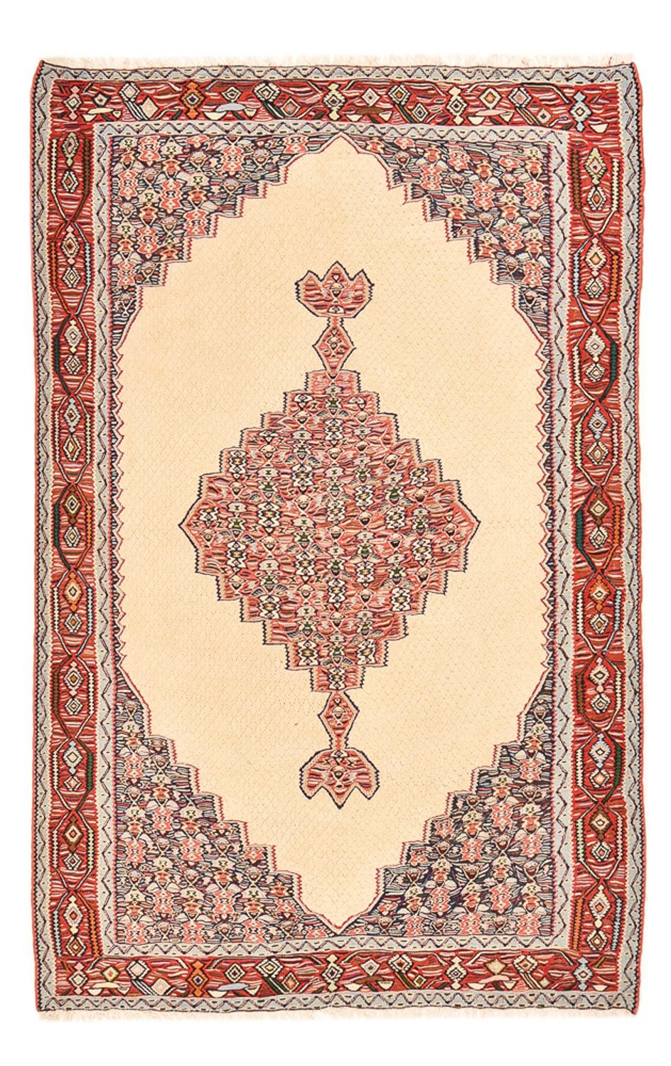 Tapis Kelim - Oriental - 242 x 155 cm - beige
