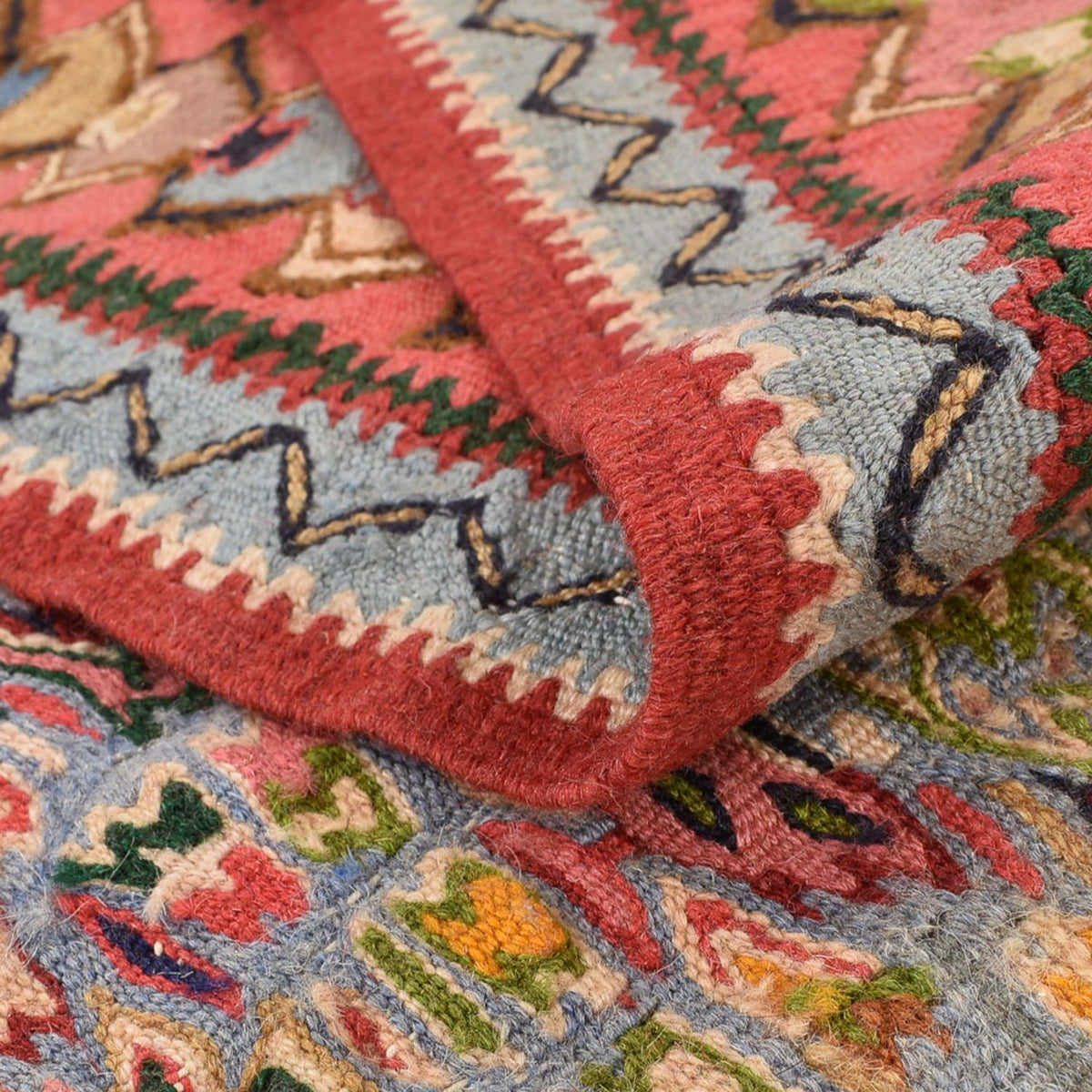 Tapis Kelim - Oriental - 255 x 143 cm - beige foncé