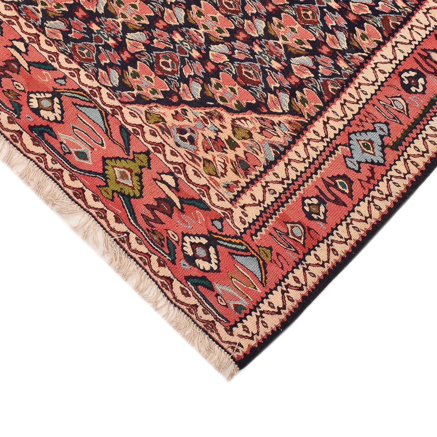 Tapis Kelim - Oriental - 238 x 132 cm - beige foncé
