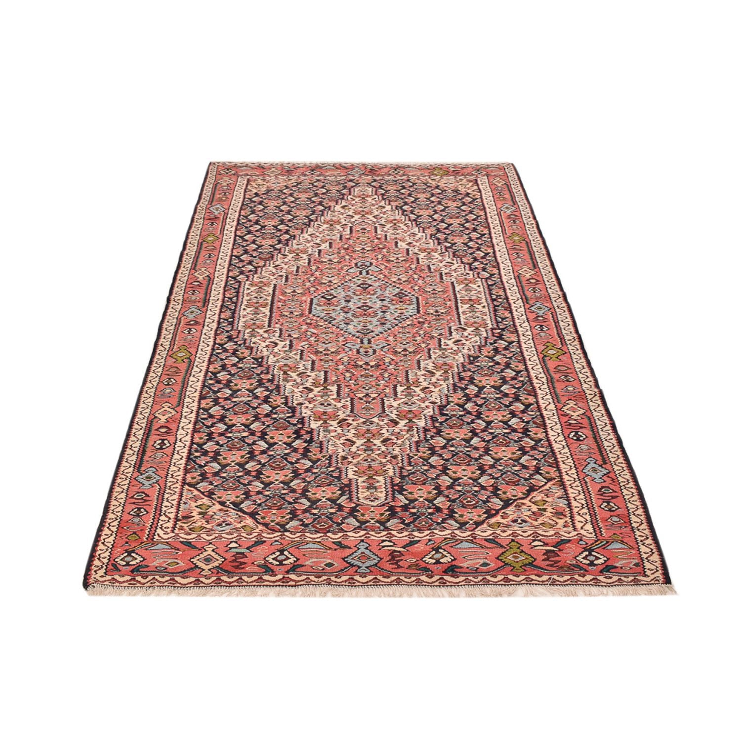 Tapis Kelim - Oriental - 238 x 132 cm - beige foncé