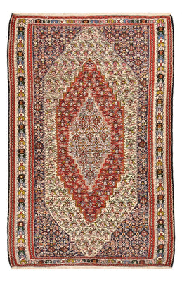 Tapis Kelim - Oriental - 232 x 157 cm - marron