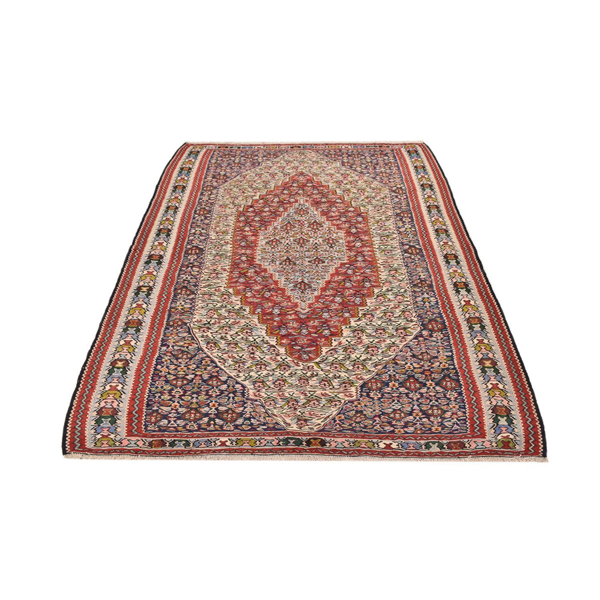 Tapis Kelim - Oriental - 232 x 157 cm - marron