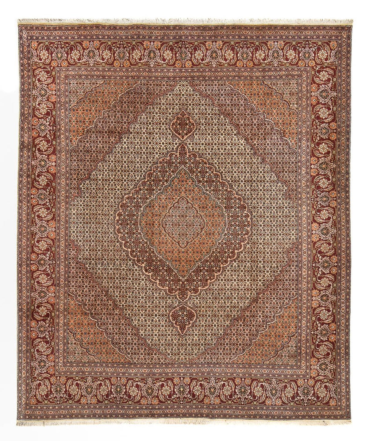 Tapis persan - Tabriz - Royal - 297 x 250 cm - marron