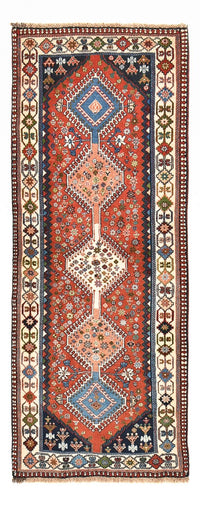 Tapis de couloir Tapis persan - Nomadic - 220 x 92 cm - multicolore