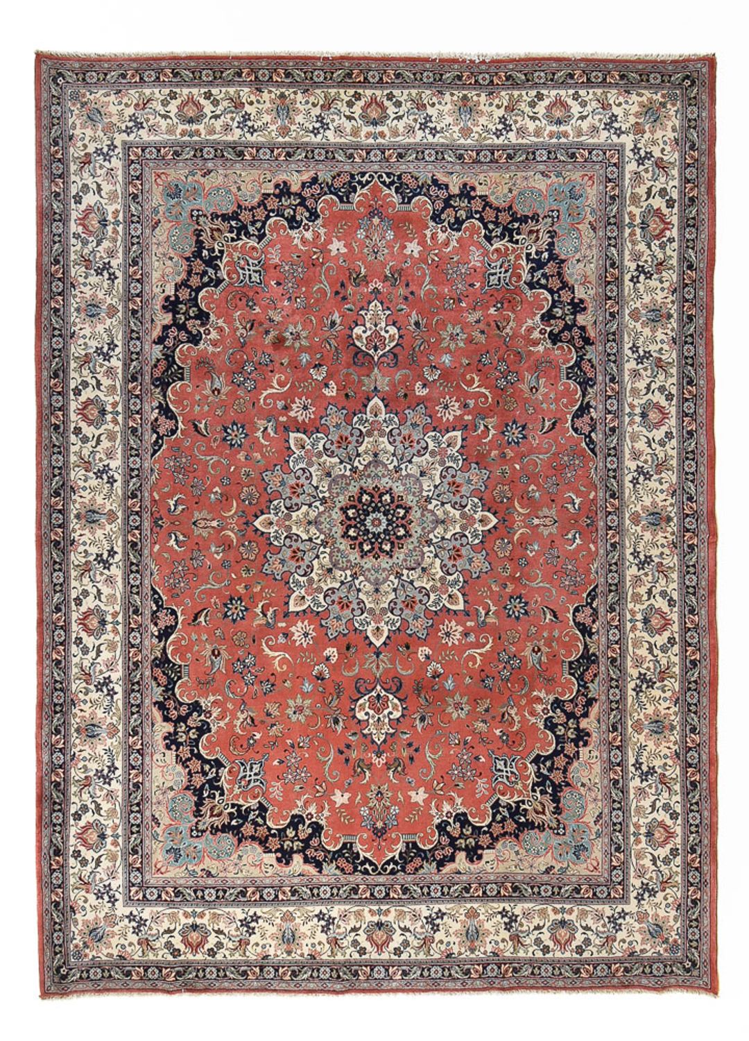 Tapis persan - Keshan - 408 x 296 cm - rouille