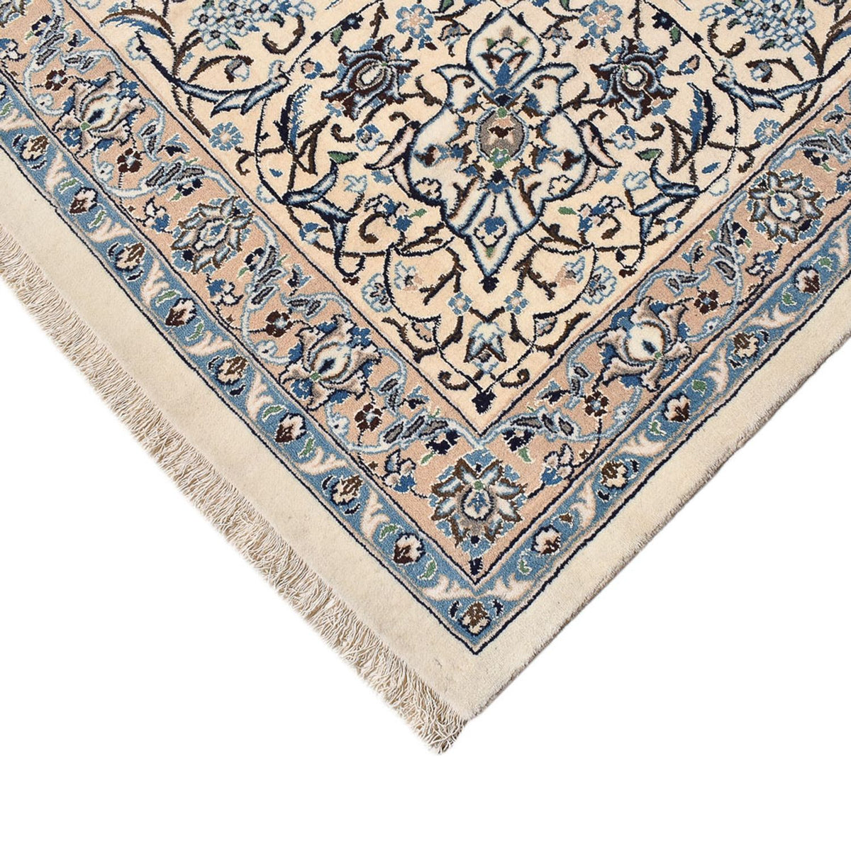 Tapis persan - Nain - Royal - 605 x 403 cm - crème