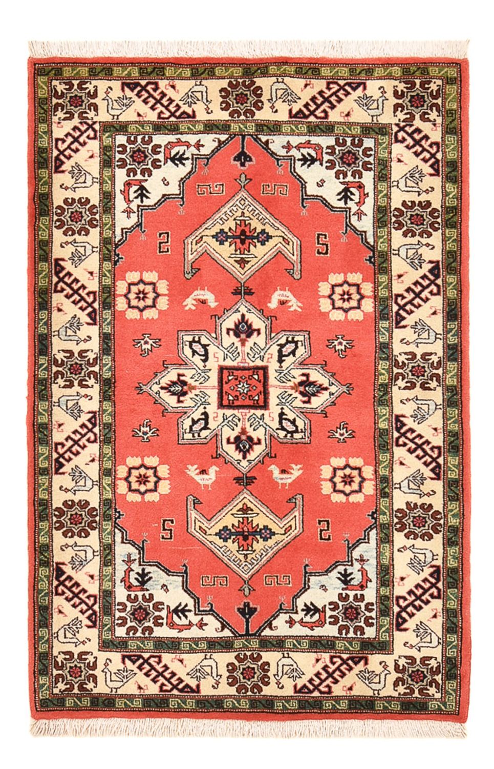 Tapis persan - Nomadic - 160 x 103 cm - rouge