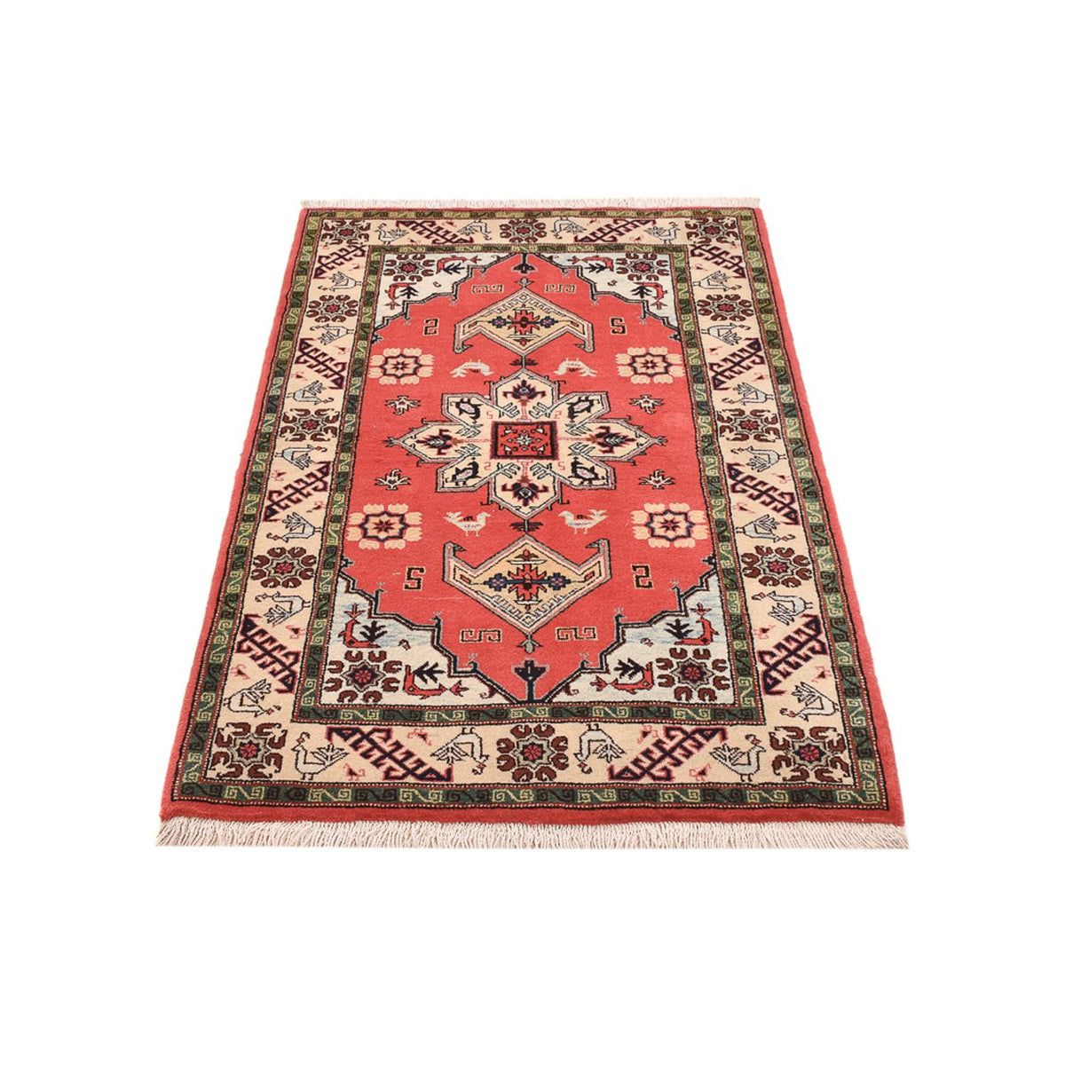 Tapis persan - Nomadic - 160 x 103 cm - rouge