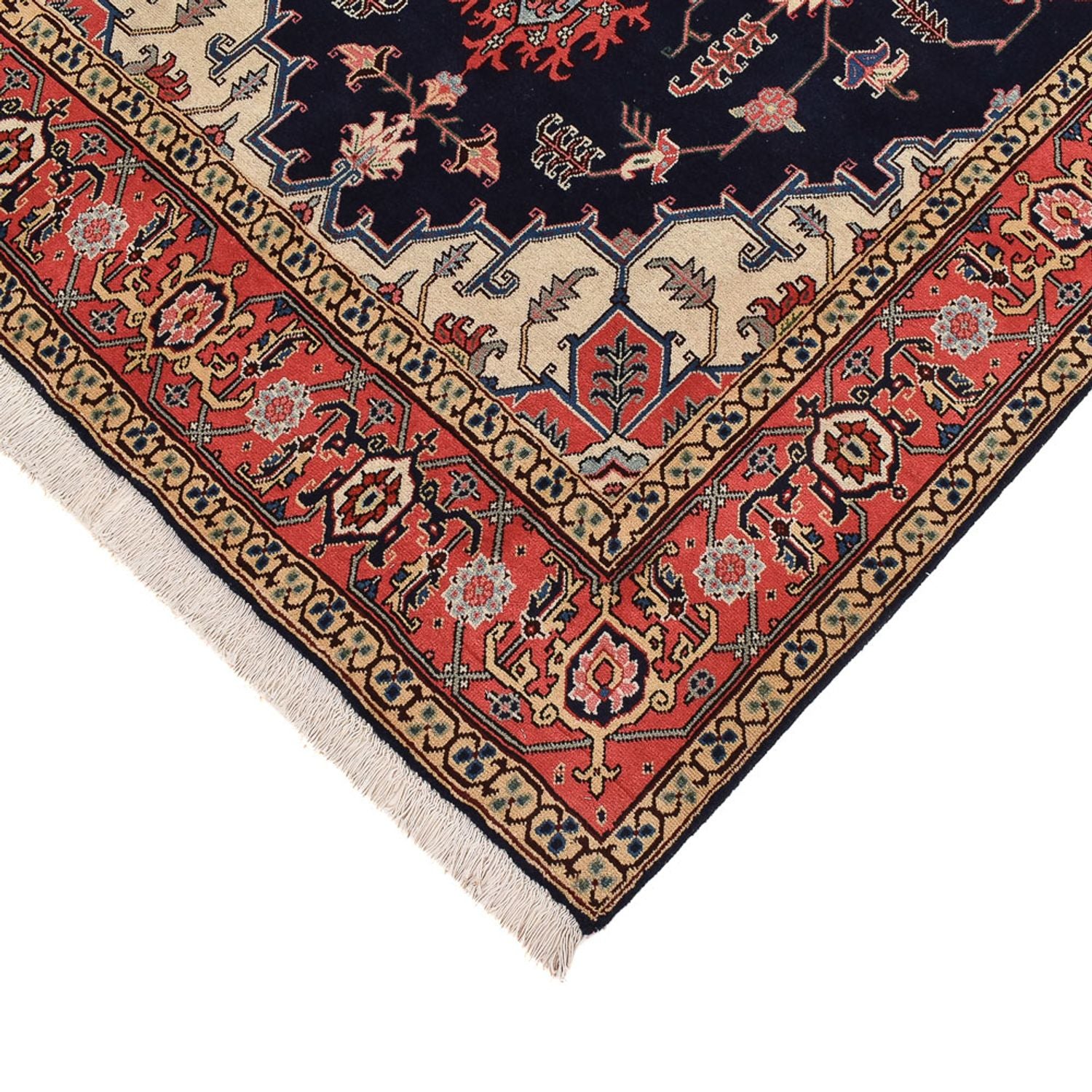 Tapis persan - Nomadic - 260 x 146 cm - bleu foncé