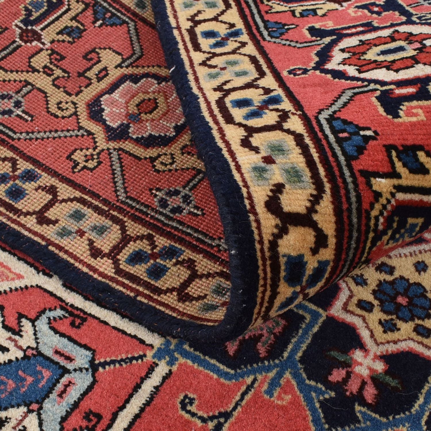 Tapis persan - Nomadic - 260 x 146 cm - bleu foncé