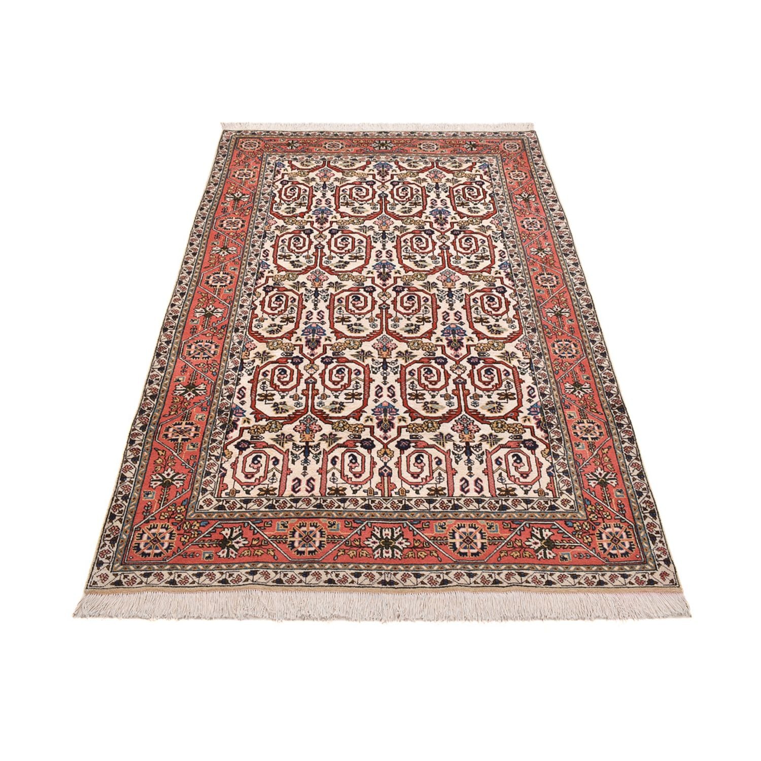 Tapis persan - Nomadic - 230 x 145 cm - rouge clair