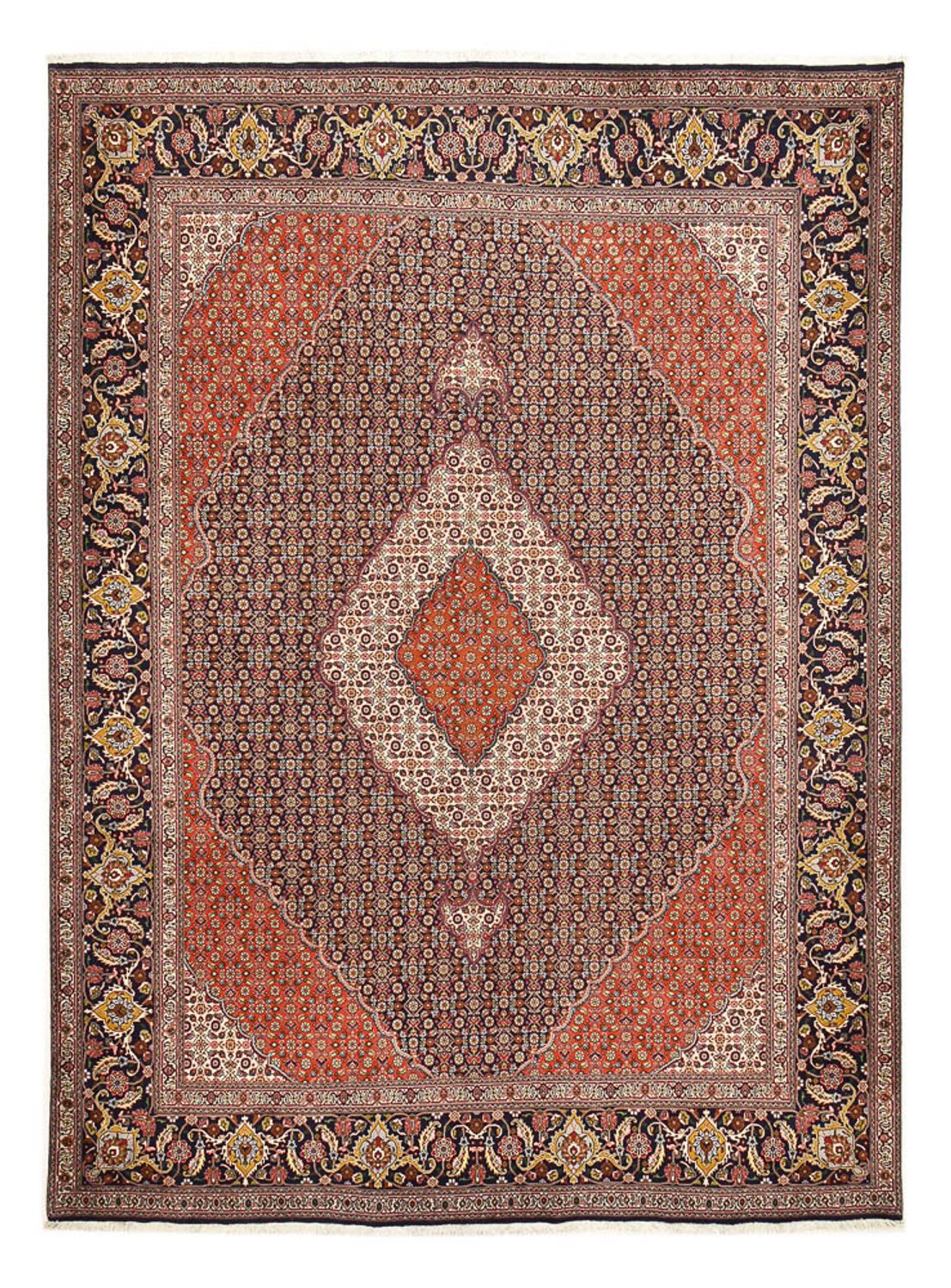 Tapis persan - Tabriz - Royal - 382 x 294 cm - rouge vin