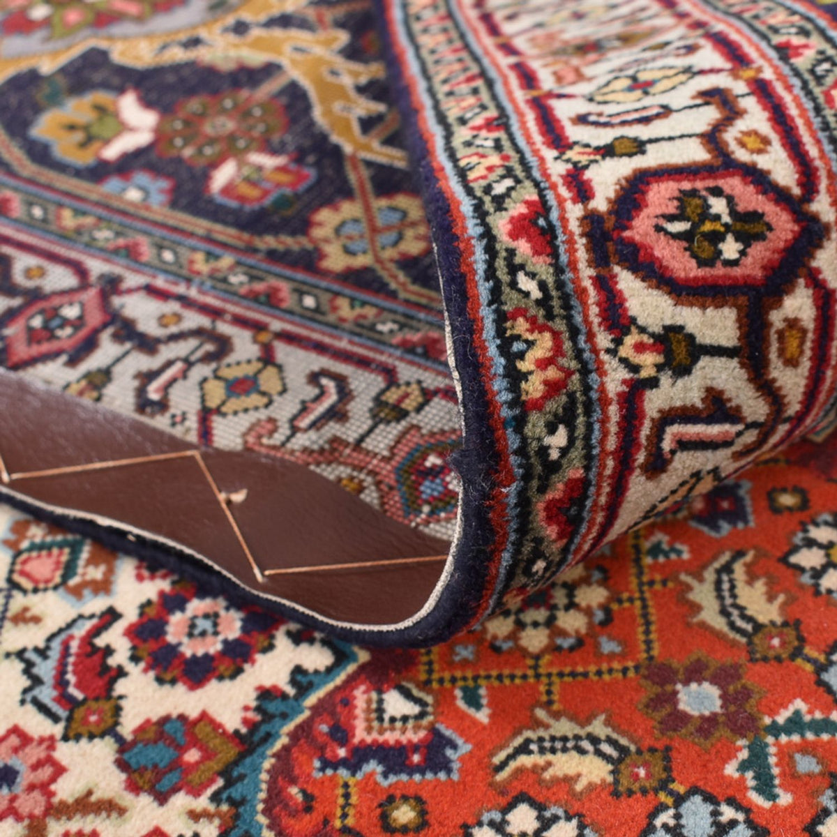 Tapis persan - Tabriz - Royal - 382 x 294 cm - rouge vin