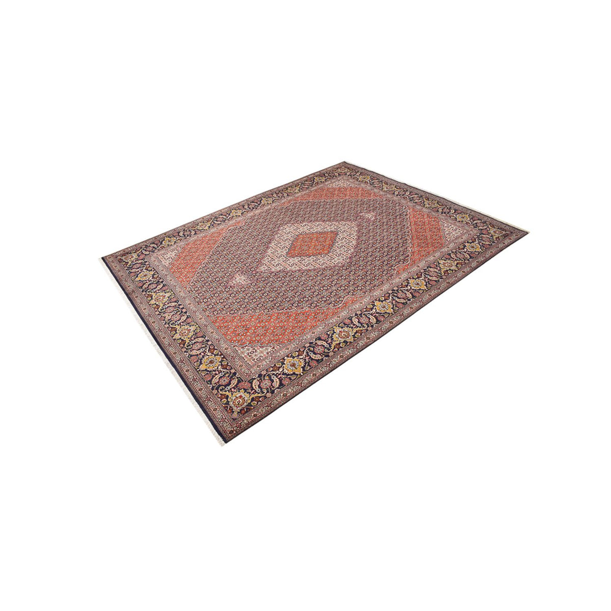 Tapis persan - Tabriz - Royal - 382 x 294 cm - rouge vin