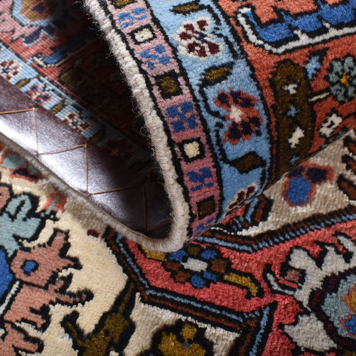 Tapis persan - Nomadic - 208 x 136 cm - multicolore