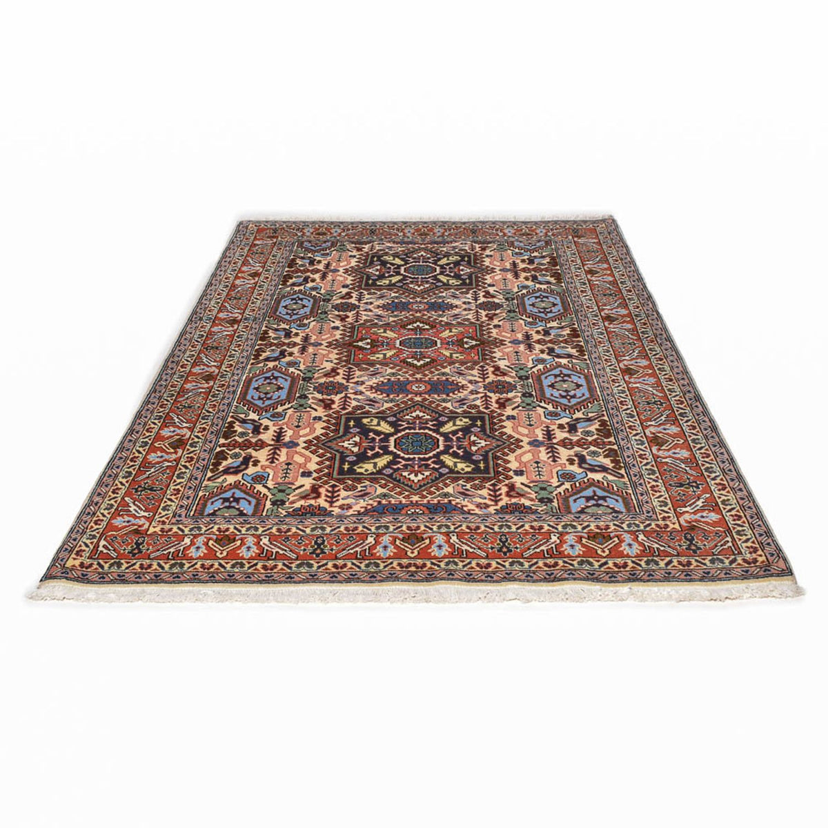 Tapis persan - Nomadic - 208 x 136 cm - multicolore