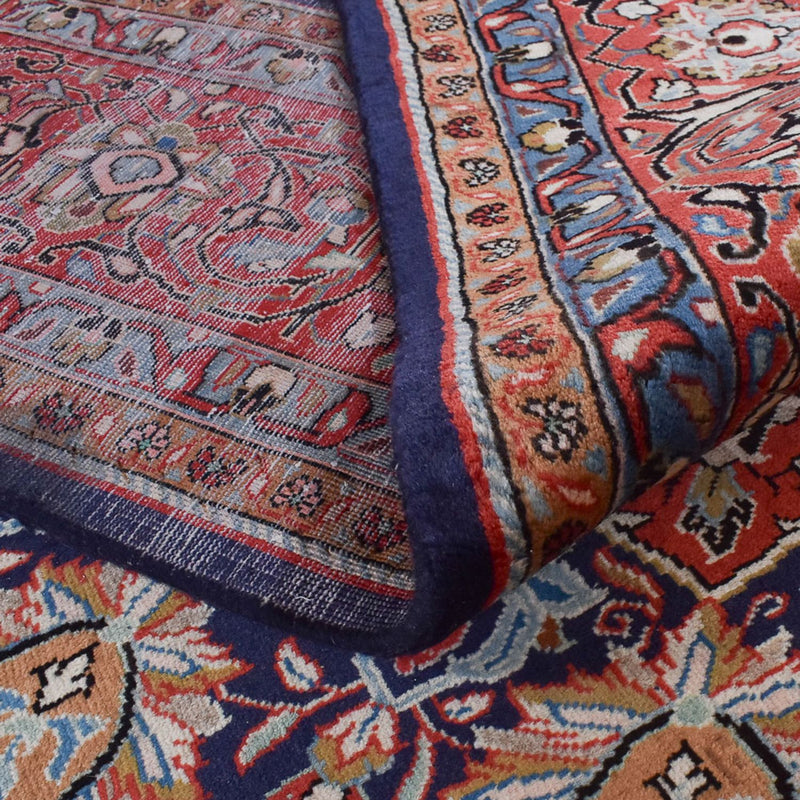 Tapis persan - Classique - 392 x 278 cm - bleu foncé