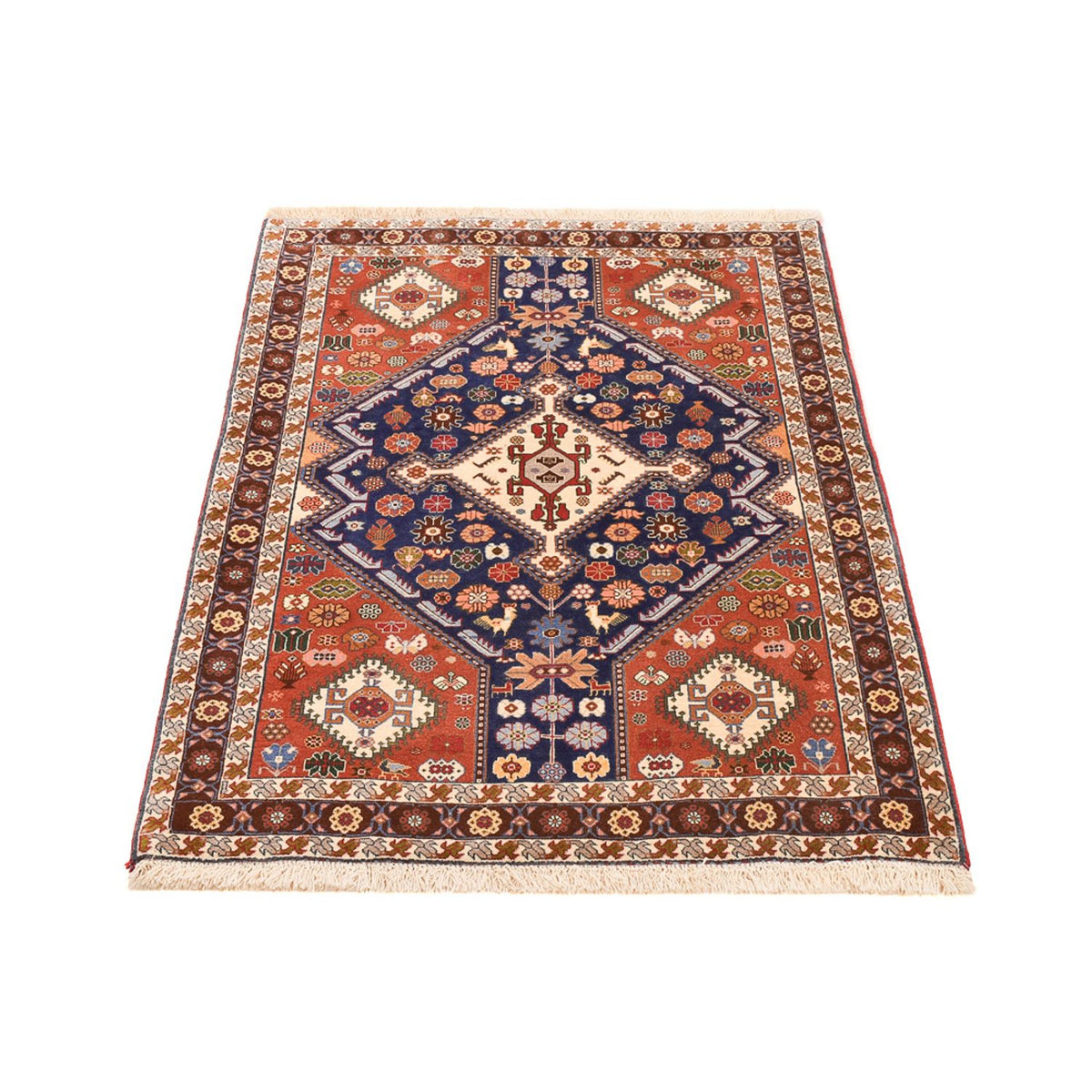 Tapis Gabbeh - Persan Kashkuli - 148 x 103 cm - multicolore