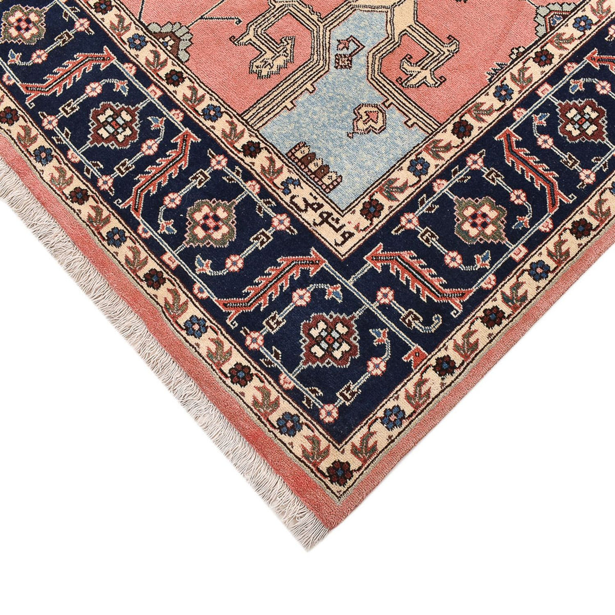 Tapis persan - Nomadic - 254 x 200 cm - rouge clair