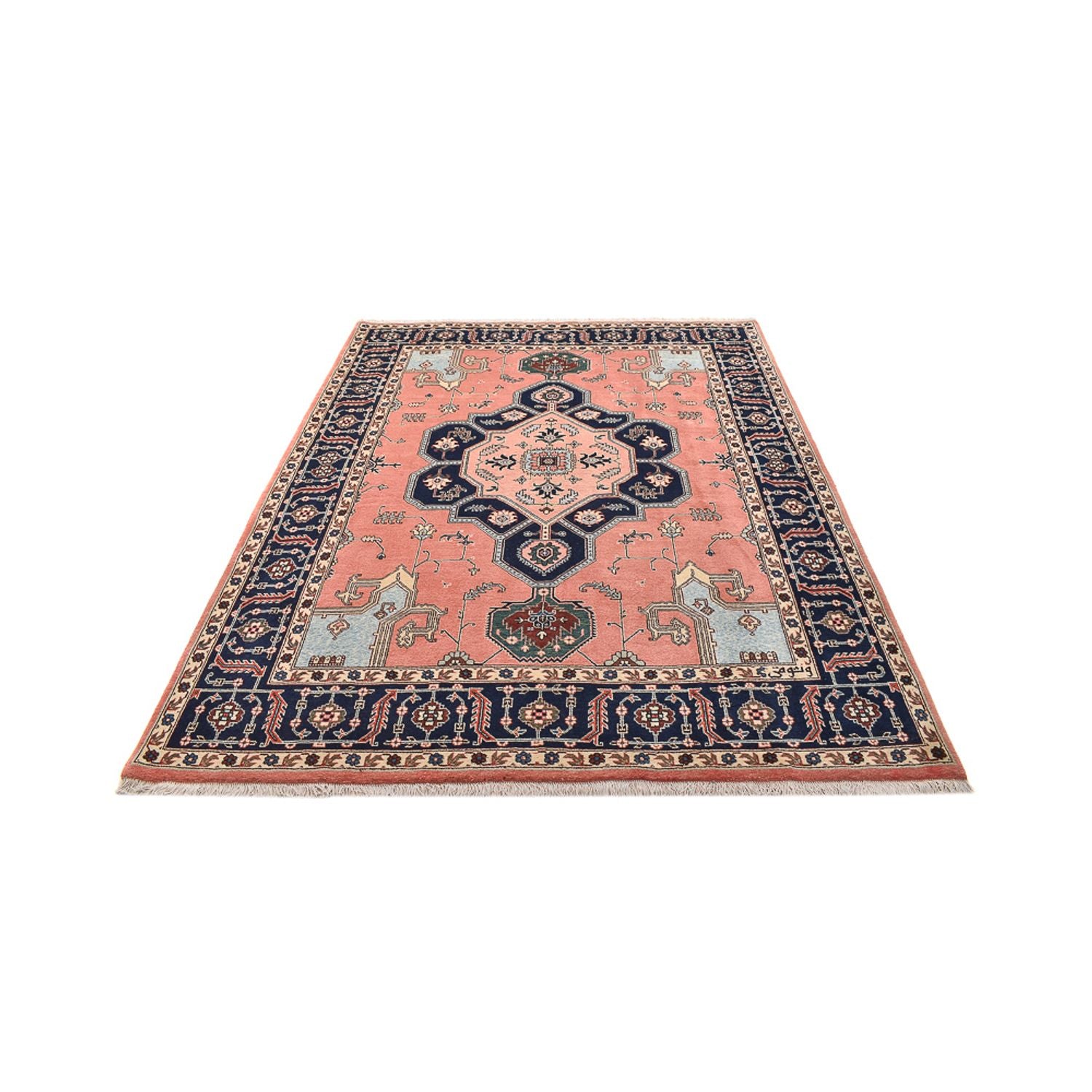 Tapis persan - Nomadic - 254 x 200 cm - rouge clair
