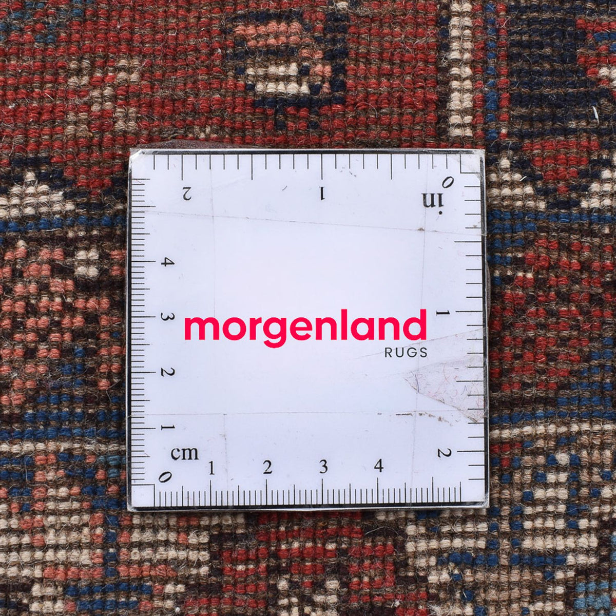 Tapis persan - Nomadic carré  - 200 x 188 cm - rouge