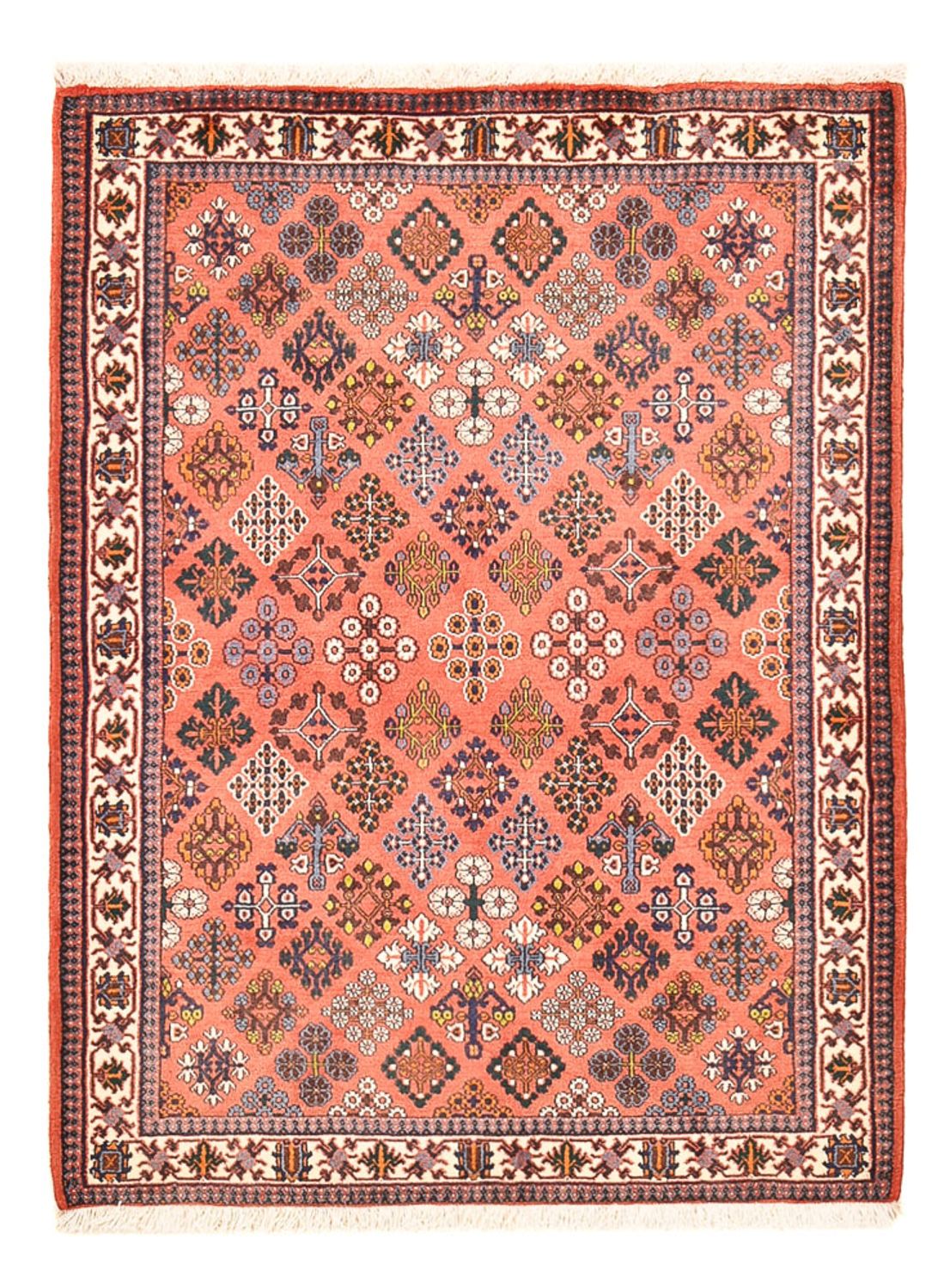 Tapis persan - Nomadic - 154 x 114 cm - rouge clair