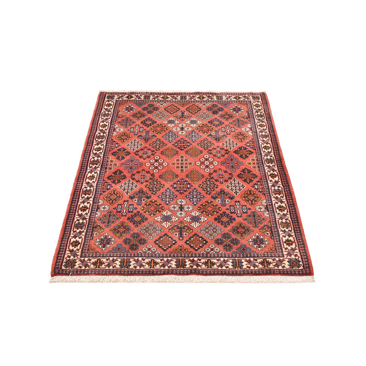 Tapis persan - Nomadic - 154 x 114 cm - rouge clair
