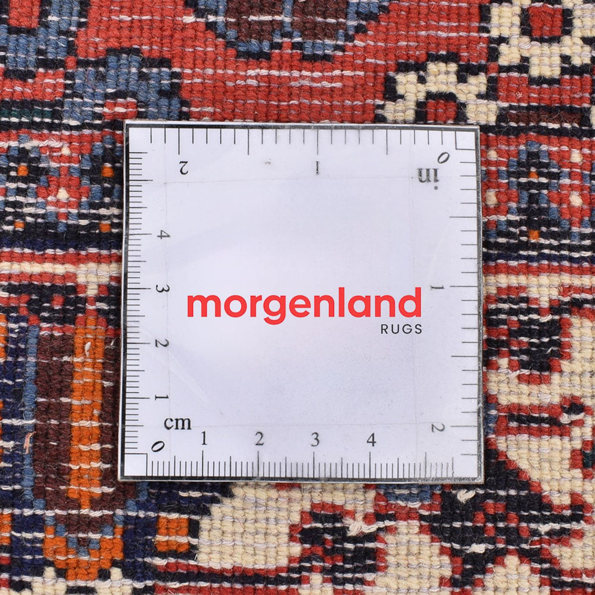 Tapis persan - Nomadic - 154 x 114 cm - rouge clair