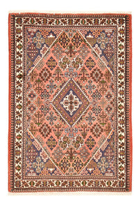 Tapis persan - Nomadic - 158 x 113 cm - rouge clair