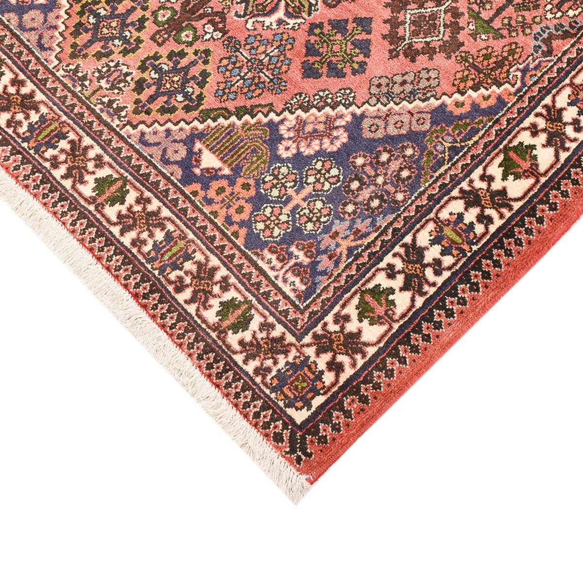 Tapis persan - Nomadic - 158 x 113 cm - rouge clair