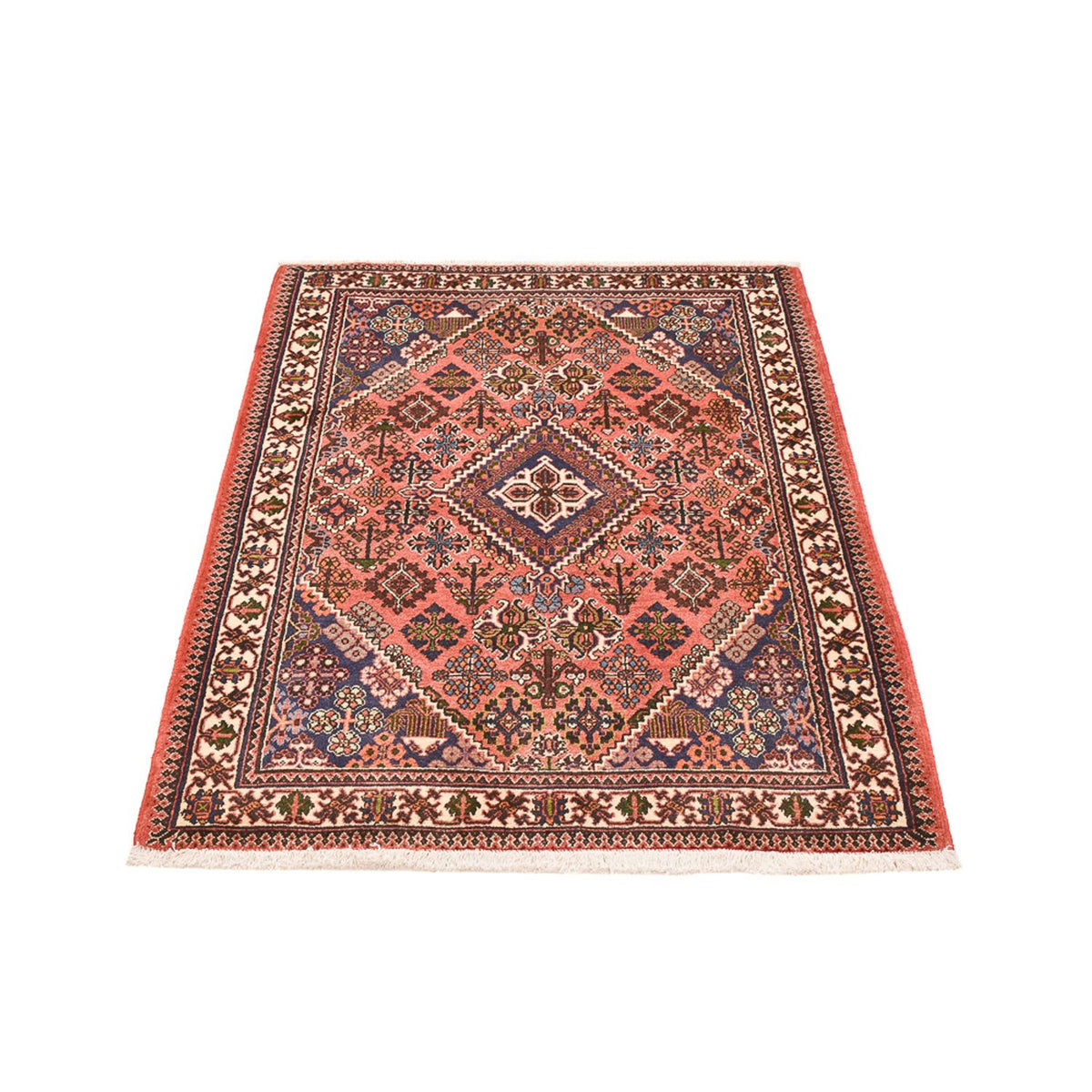 Tapis persan - Nomadic - 158 x 113 cm - rouge clair