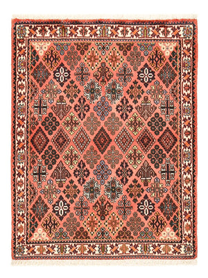 Tapis persan - Nomadic - 150 x 112 cm - rouge clair