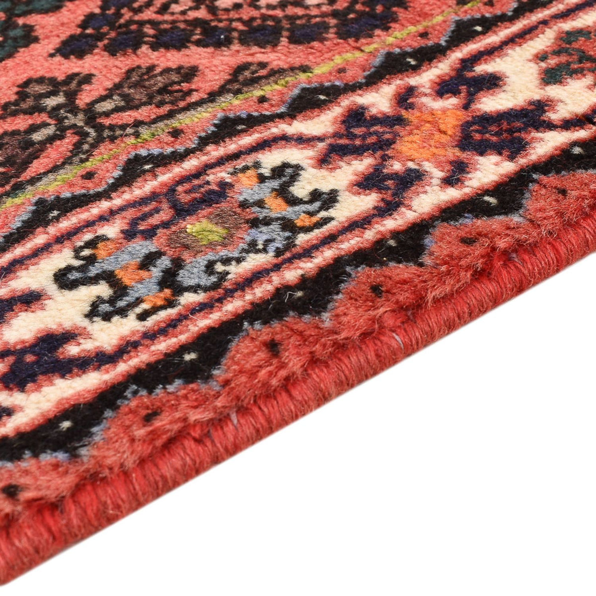 Tapis persan - Nomadic - 150 x 112 cm - rouge clair