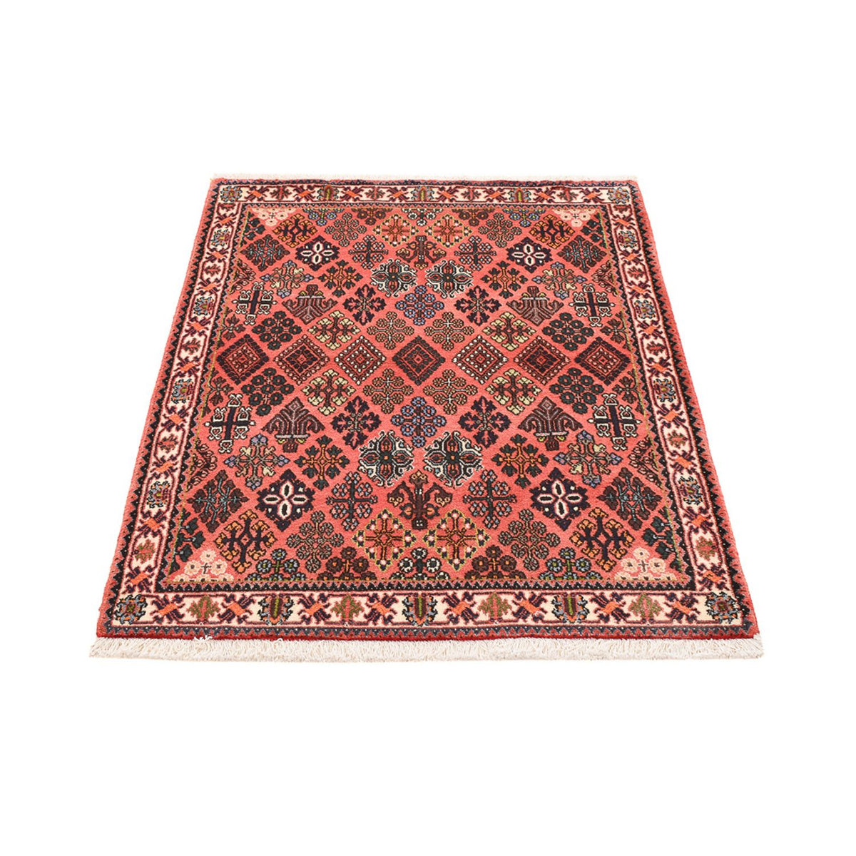 Tapis persan - Nomadic - 150 x 112 cm - rouge clair