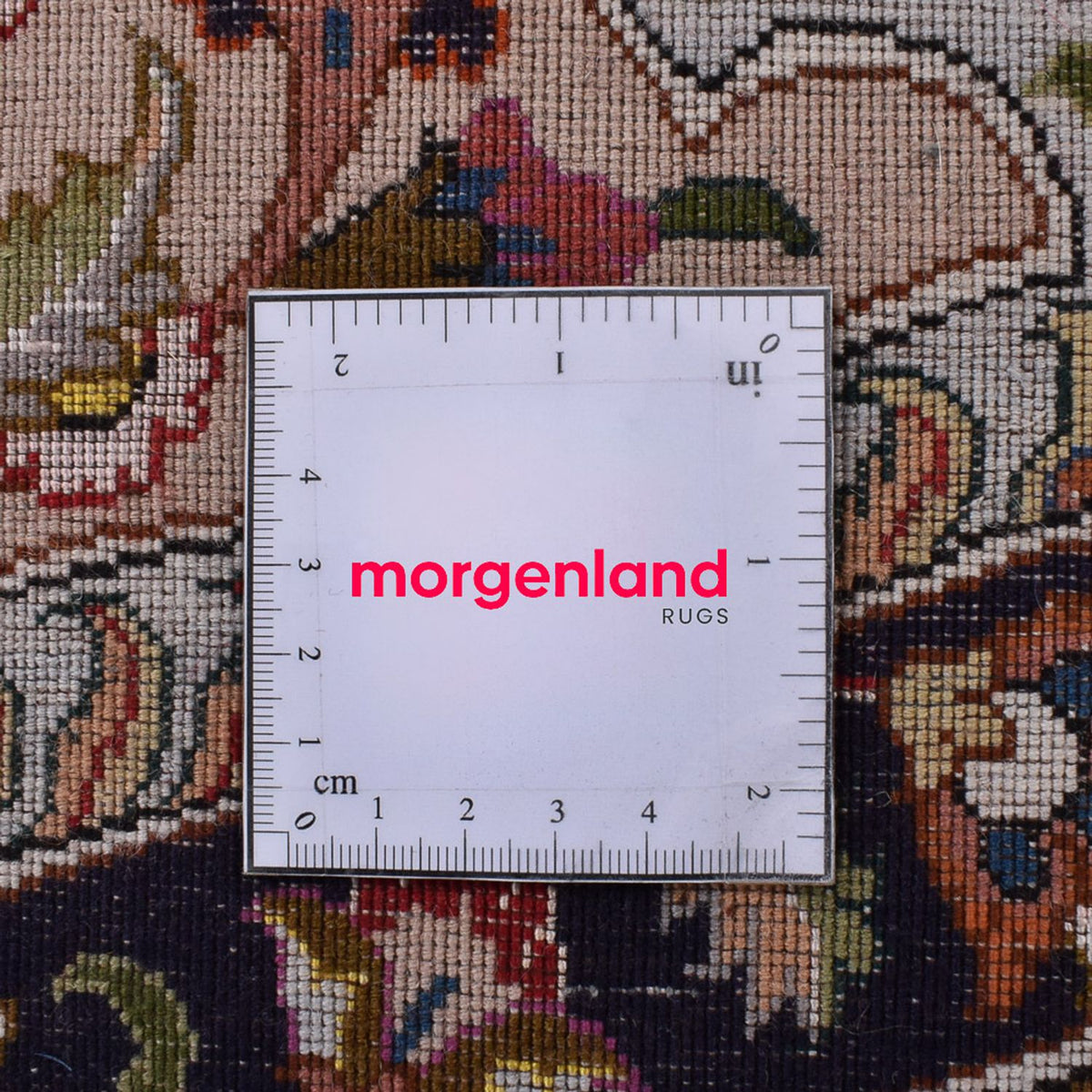 Tapis persan - Tabriz - Premium ronde  - 300 x 300 cm - rouge